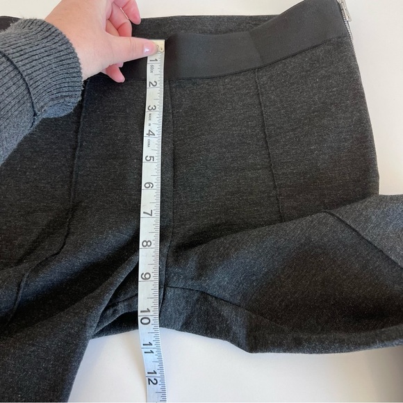 Everlane The Stretch Ponte Side-Zip Pant Charcoal Gray - Picture 13 of 15